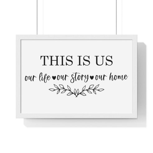 This Is Us Premium Framed Horizontal Poster
